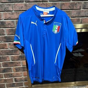 🇮🇹 Puma Italy National Team Soccer Jersey | Short Sleeve | Authentic Licensed